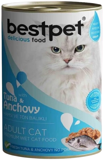 Bestpet Tuna Can Cat Food , 415g