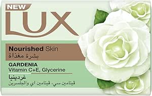 Lux Nourishing Skin Soap Bar with Vitamins C+E, Gardenia Extract & Glycerine, 170g