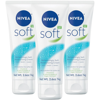 Nivea Moisturising Cream Refreshing Soft Tube, 75ml