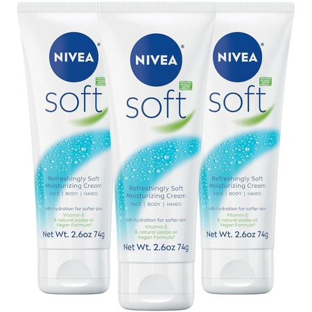 Nivea Moisturising Cream Refreshing Soft Tube, 75ml