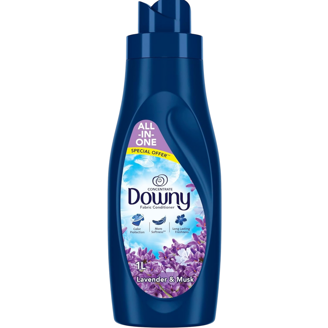 Downy Lavender & Musk Concentrate Fabric Conditioner, 1L