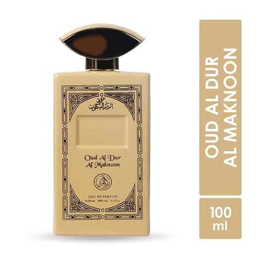 Al Fakhr Perfumes Oud Dur Al Maknoon Eau De Parfum Natural Spray, 100ml