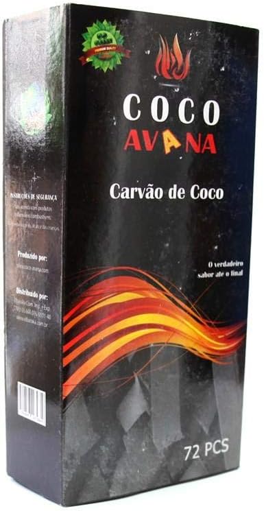 Coco Avana Coconut Charcoal 72 per pack