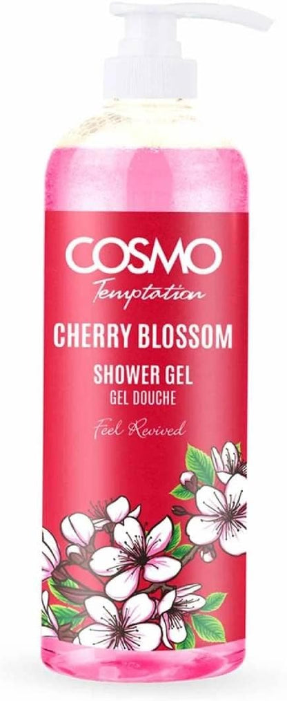 Cosmo Temptation Cherry Blossom Shower Gel, 1000ml