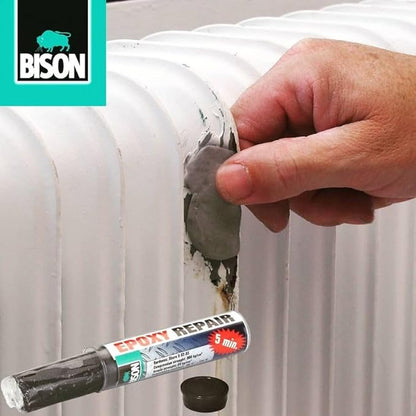 Bison Epoxy Repair Universal Putty 56 g, high strength 2 component adhesive and sealant – Sealing, Joining, Fixing and Building
