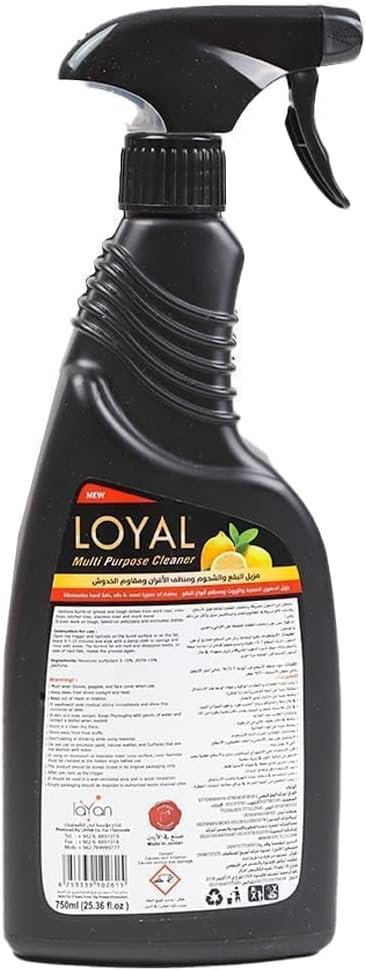 Loyal Lemon Scent Multipurpose Cleaner & Degreaser, 750ml