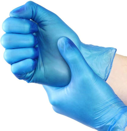 Falcon Hypoallergenic Medium Vinyl Examination Gloves, 100 Pieces