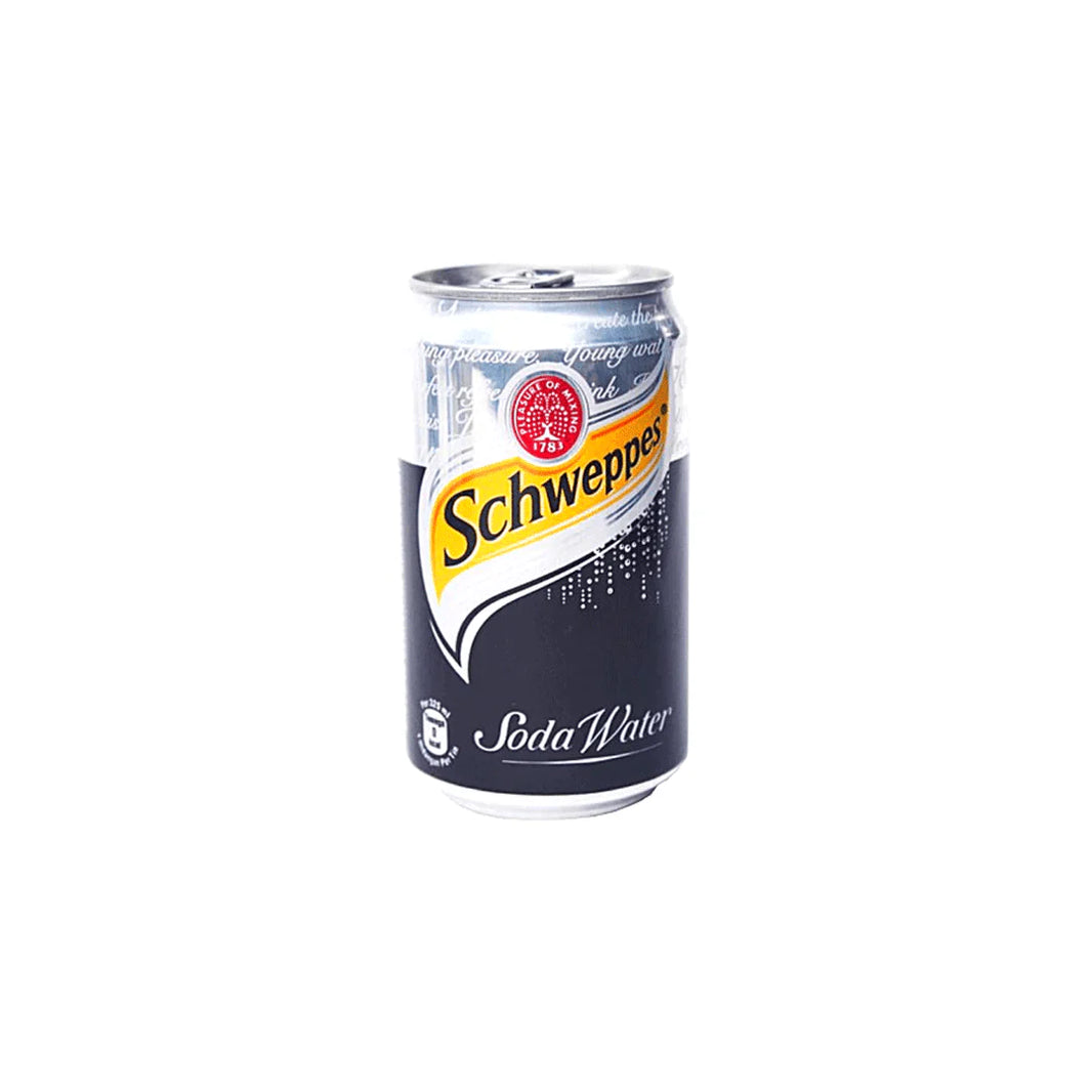 Schweppes Soda Water Can, 300ml