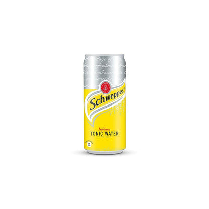 Schweppes Tonic Water Carbonated Drink Can, 300ml
