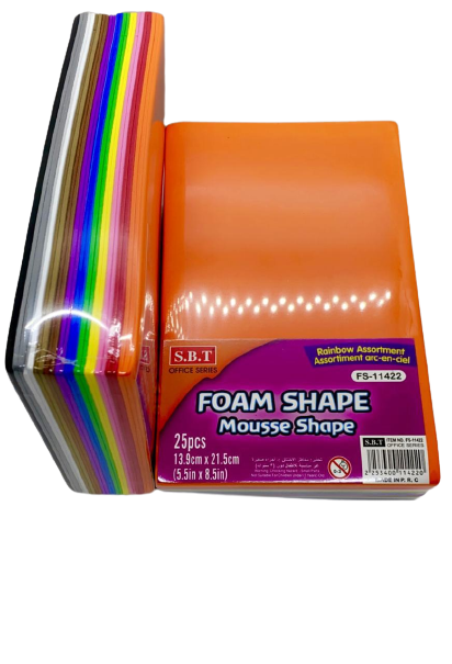 S.B.T Foam Shape Mousse Shape, 25 Pieces
