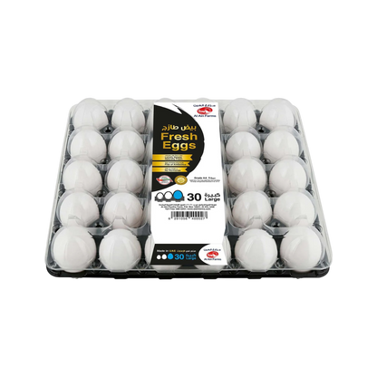 Al Ain White Eggs Large, 30 Pieces