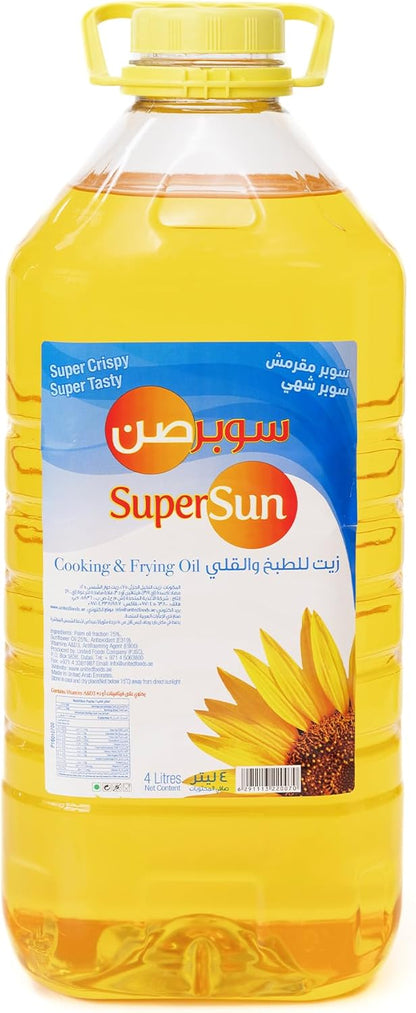 Supersun Cooking & Frying Oil, 4l