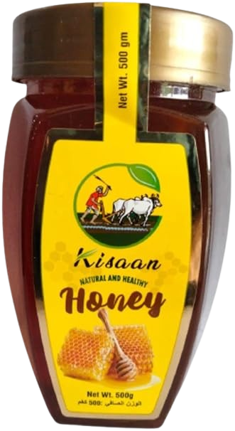 Kisaan Natural and Healthy Honey, 500g