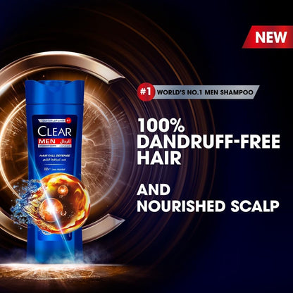 Clear Hair Fall Defence with Coffee Beans Scent Shampoo, 180ml + Closeup Ever Fresh Red Hot Flavour Toothpaste, 25ml, 1 Bundle