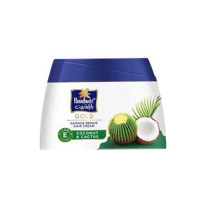 Parachute Gold Damage Repair Coconut & Cactus Hair Cream, 2x140ml