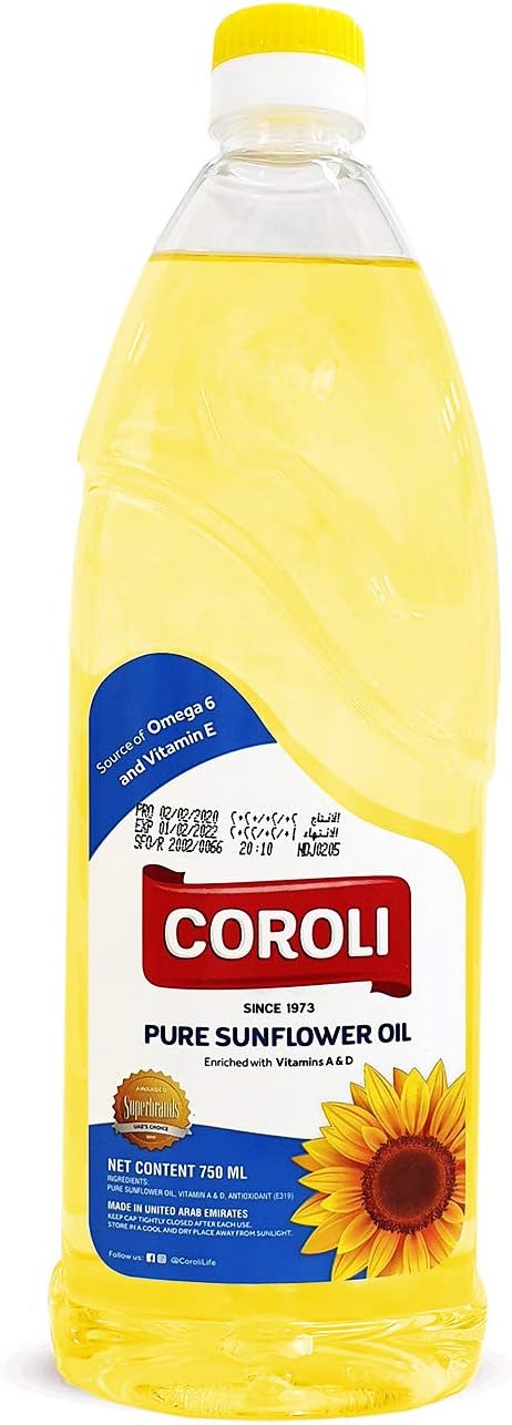Coroli Sunflower Oil, 750ml