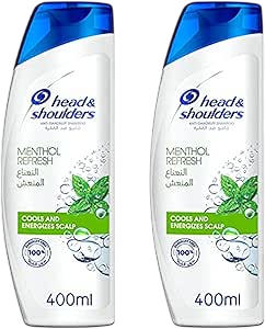 Head & Shoulders Menthol Shampoo, 2x400ml