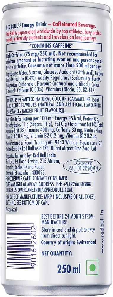 Red Bull 250ml Energy Drink