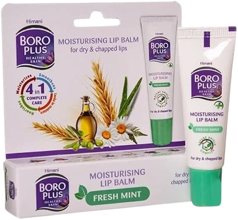 Himani Boroplus Healthy Skin Moisturising Fresh Mint Lip Balm, 10ml
