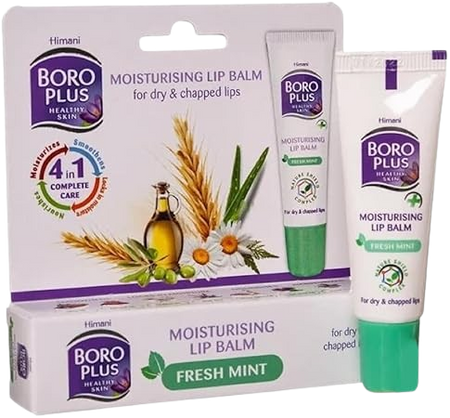 Himani Boroplus Healthy Skin Moisturising Fresh Mint Lip Balm, 10ml