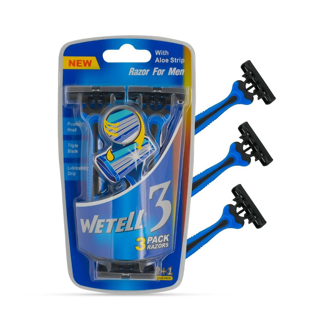 WETELL SHAVER 3 RAZOR 12Pcs
