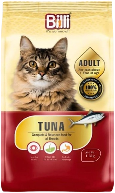 Billi Adult Tuna Cat Food, 1.5kg