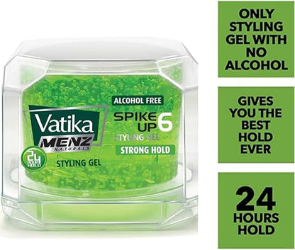 Vatika Hair Styling Green Gel, 200ml