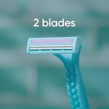 Gillette Simply Venus 2 Blade Razors with Aloe, 4 Pieces
