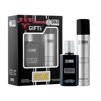 SOLO GIFT SET ROSE & TEA PERFUME 100ML