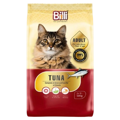 Billi Dry Food Tuna Adult Cat Food, 500g