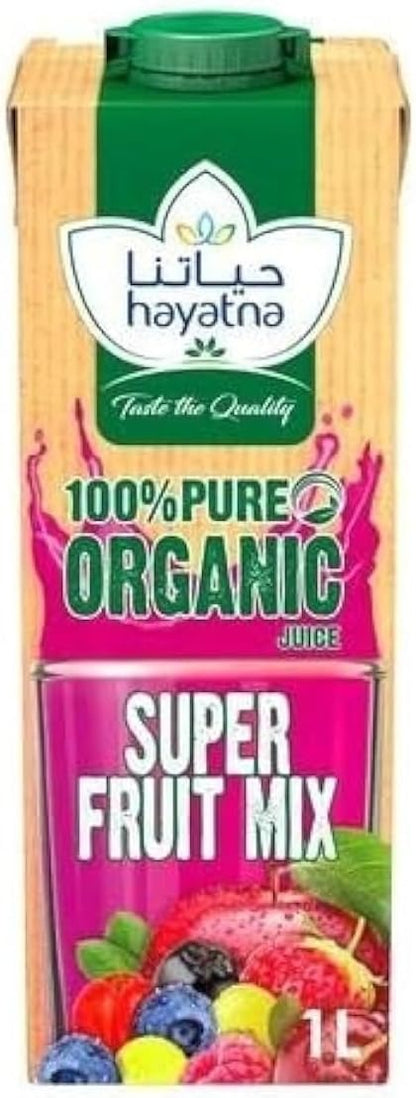 Hayatna Organic Mix Fruit UHT Juice 1 L