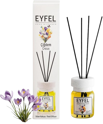 Eyfel Reed Diffuser Crocus Air Freshener, 120ml