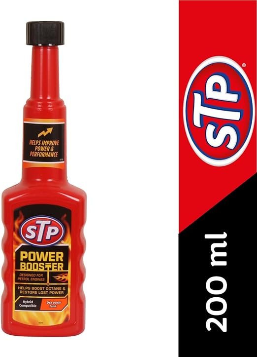 STP Power Booster 200ml - Boosts Octane & Cleans Fuel System