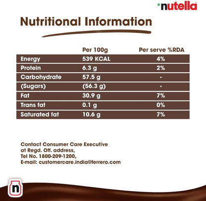 Nutella Chocolate Hazelnut Spread, 350g