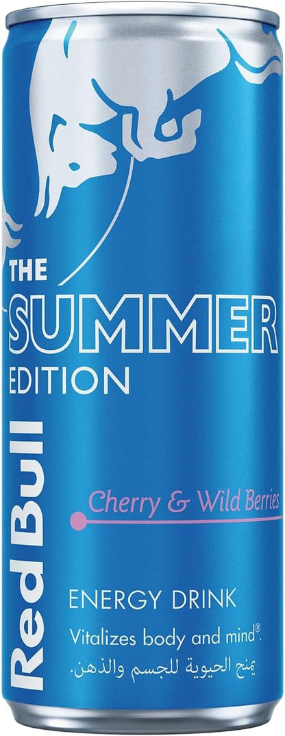 Red Bull The Summer Edition Cherry & Wild Berries Energy Drink, 250ml