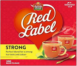 Brooke Bond Red Label Black Tea, 100 Tea Bags