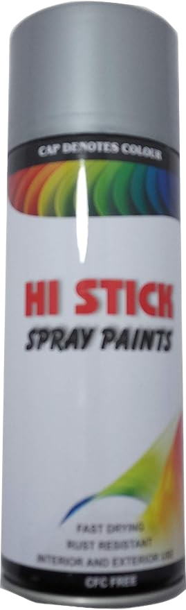 Hi Stick Fast Drying Silver Spray Paint - Cfc Free