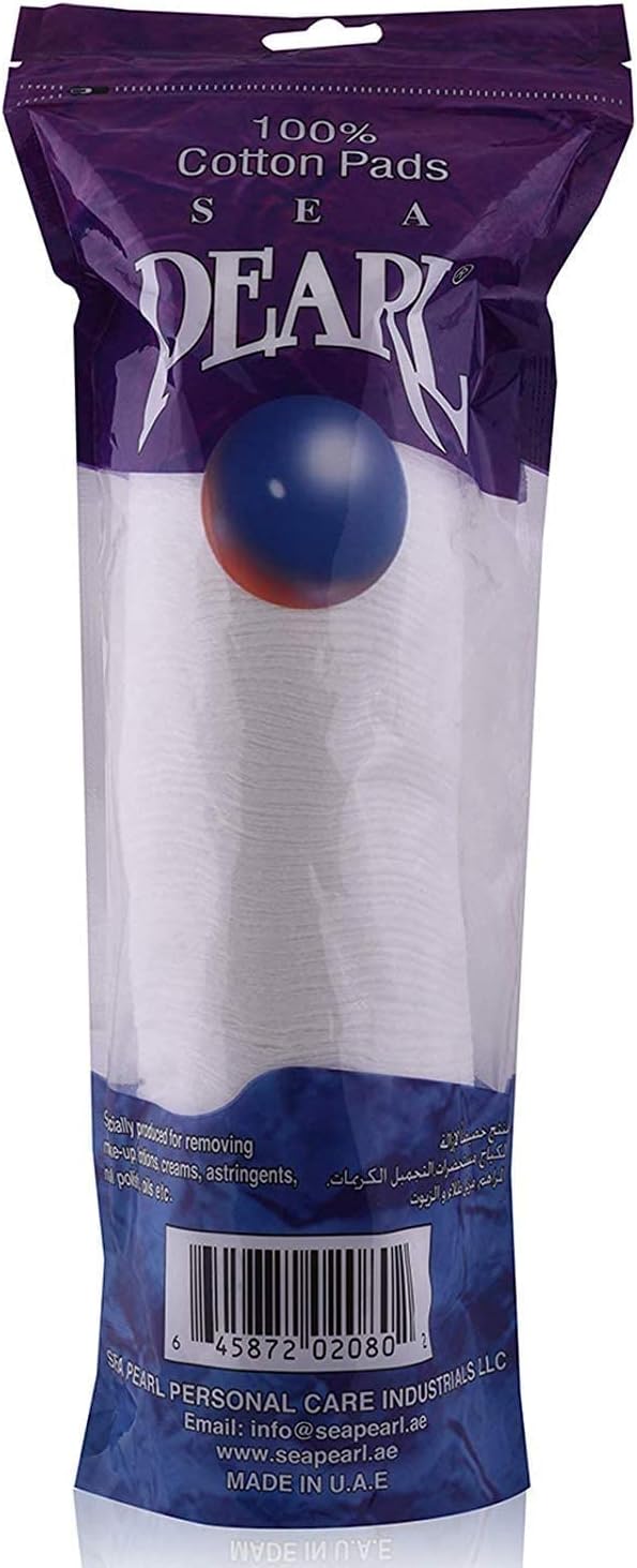 Sea Pearl Cotton Pads, 100 Pieces