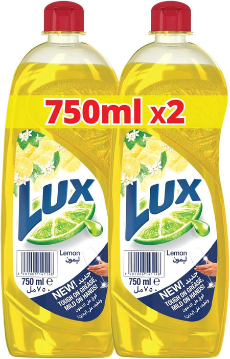 Lux Lemon Dishwashing Liquid, 750ml