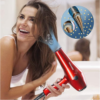 Sonashi Hair Dryer Shiny Red