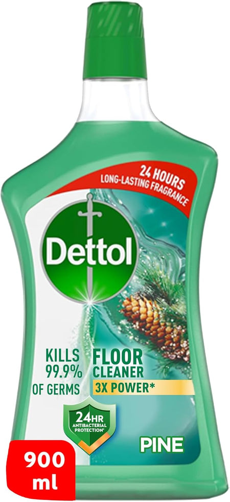 Dettol Antibacterial 3X Power Lavender Liquid Floor Cleaner, 2x900ml