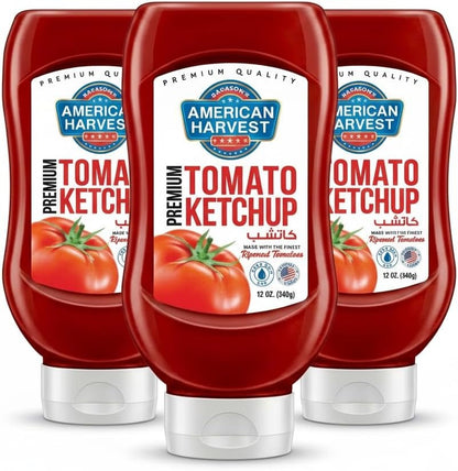 American Harvest Mayonnaise Ketchup & Sauce, 300g+2x340g, 3 Pieces