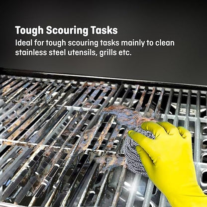 Kress Kleen Stainless Steel Scourers, 3pieces