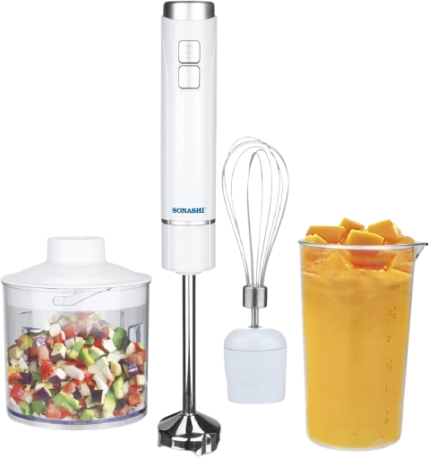 Sonashi 4-in-1 250W Hand Blender Set SHB185JCW