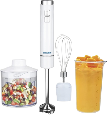Sonashi 4-in-1 250W Hand Blender Set SHB185JCW