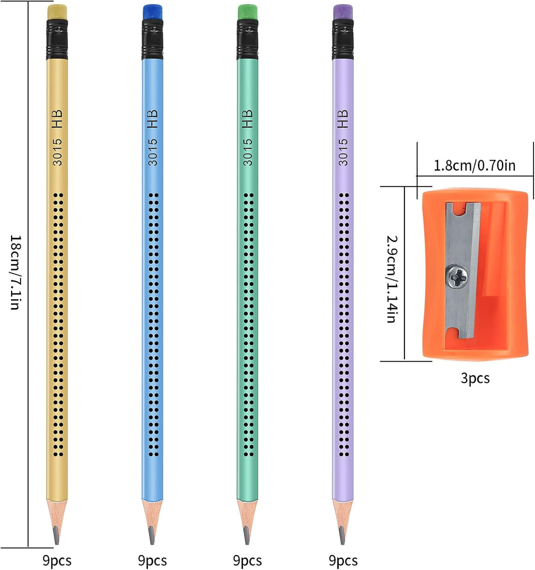 Al Taher Hb Pencils, 36 Pieces