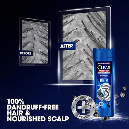 CLEAR MEN 3in1 ACTIVE CLEAN SHAMPOO 200ml
