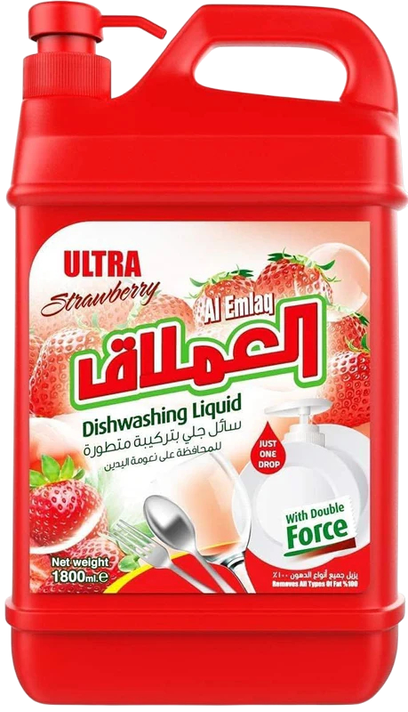 Al Emlaq Strawberry Dish Washing, 1800ml