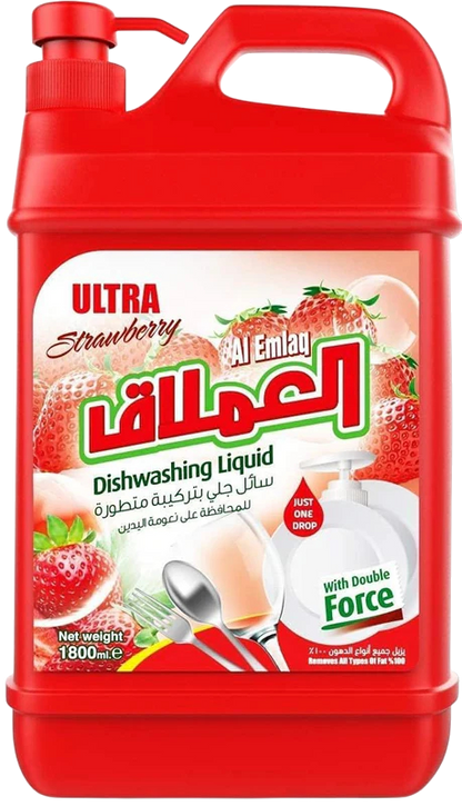Al Emlaq Strawberry Dish Washing, 1800ml