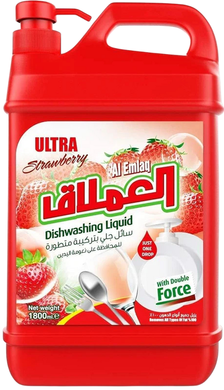 Al Emlaq Strawberry Dish Washing, 1800ml